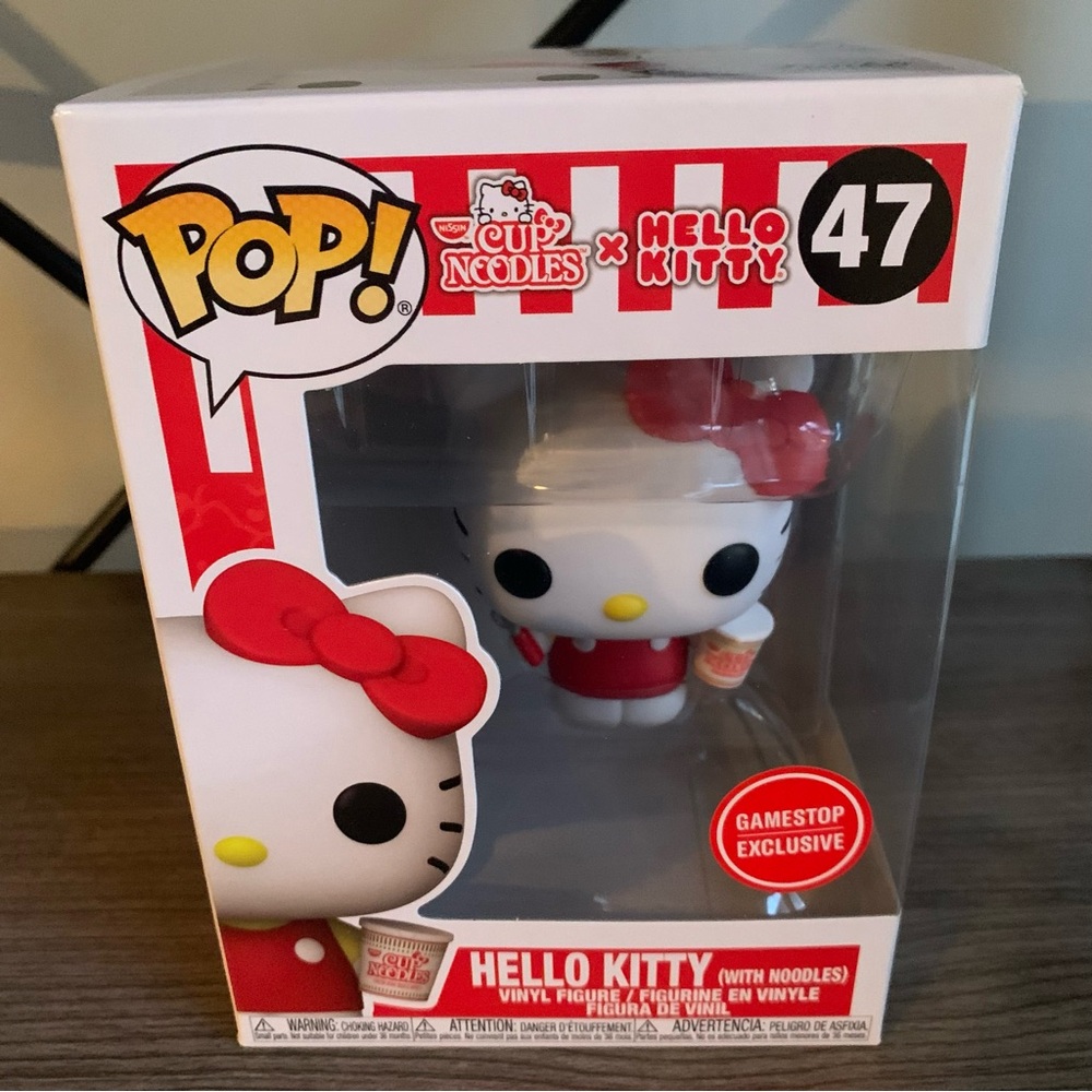 Hello Kitty Funko Pop Cup of Noodles #47 Game Stop Exclusive